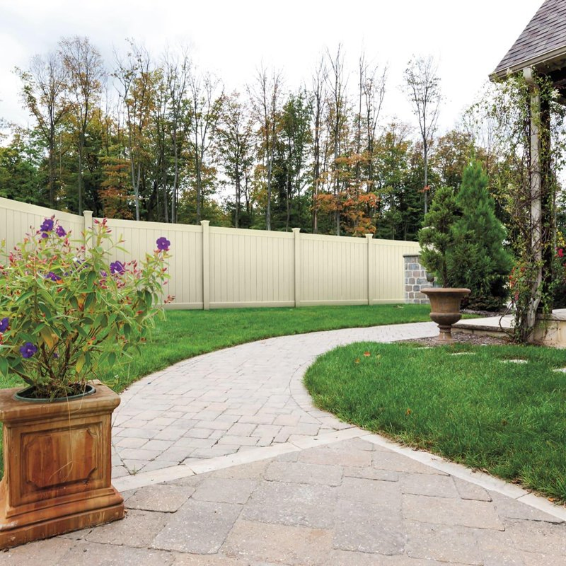 Rot Proof Easy Clean American Standard Vinyl Fence for Yard and Garden