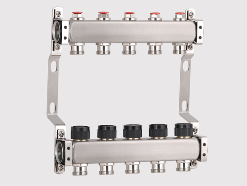 Wide Application Easy Maintenance Heating Manifold with Flow Meters