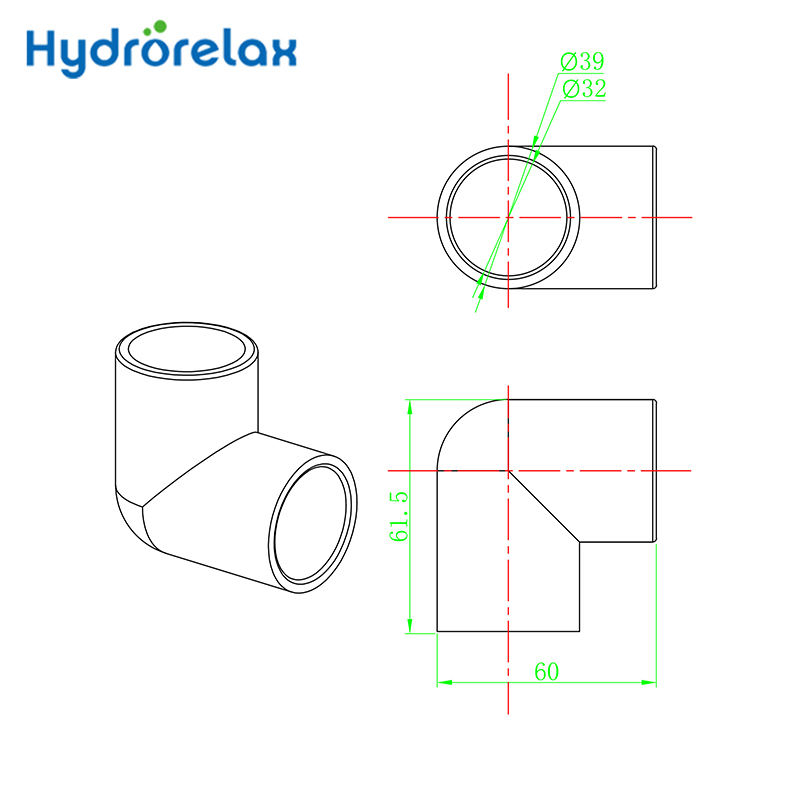 ПВХ колено 90 градусов для труб