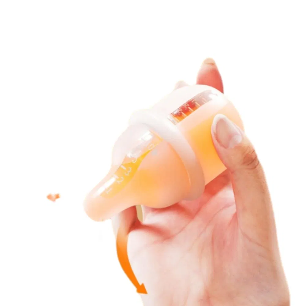 Manual Press Infant Dropper for Water Milk Juice Multi-Function Newborn Feeding Tool