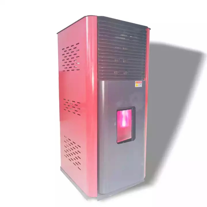 Indoor Heating-Equipment Freestanding Wood Fireplace Pellet Stove Biomass Wood Pellet Heating Stove