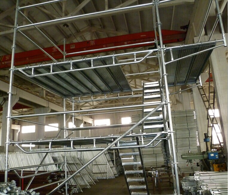Safe Durable Layher Allround Scaffolding with SGS Certificate for Construction