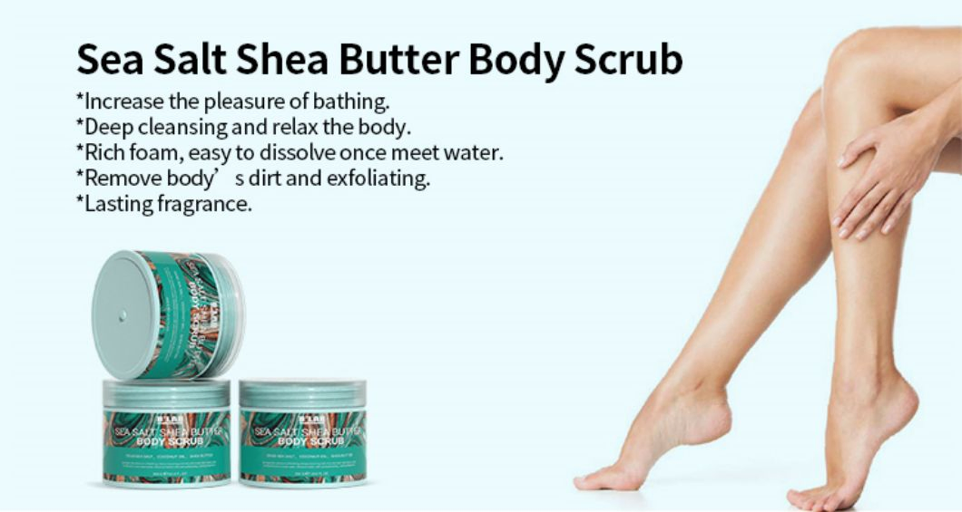 Wholesale Private Label Factory Directly Exfoliating Sea Salt Body Scrub
