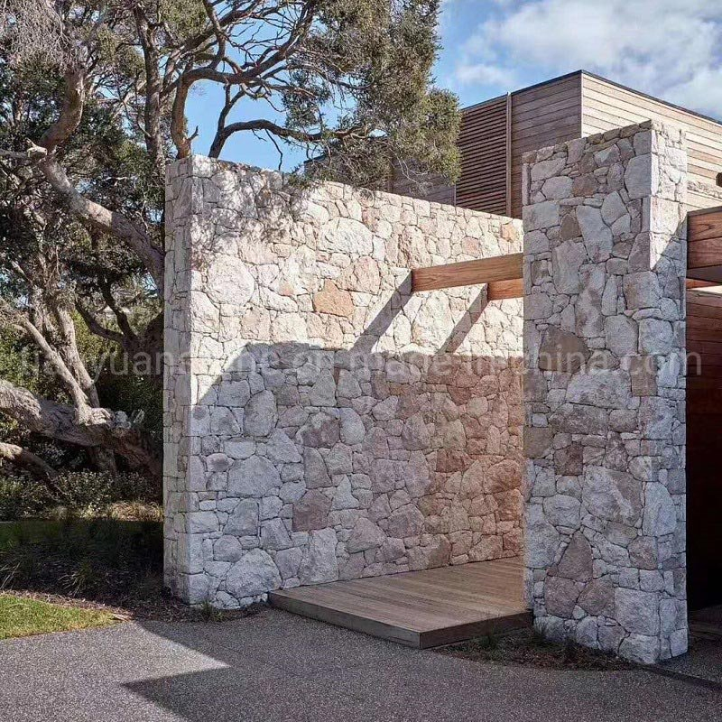 Natural Limestone Flexible Stone Veneer for Exterior Wall