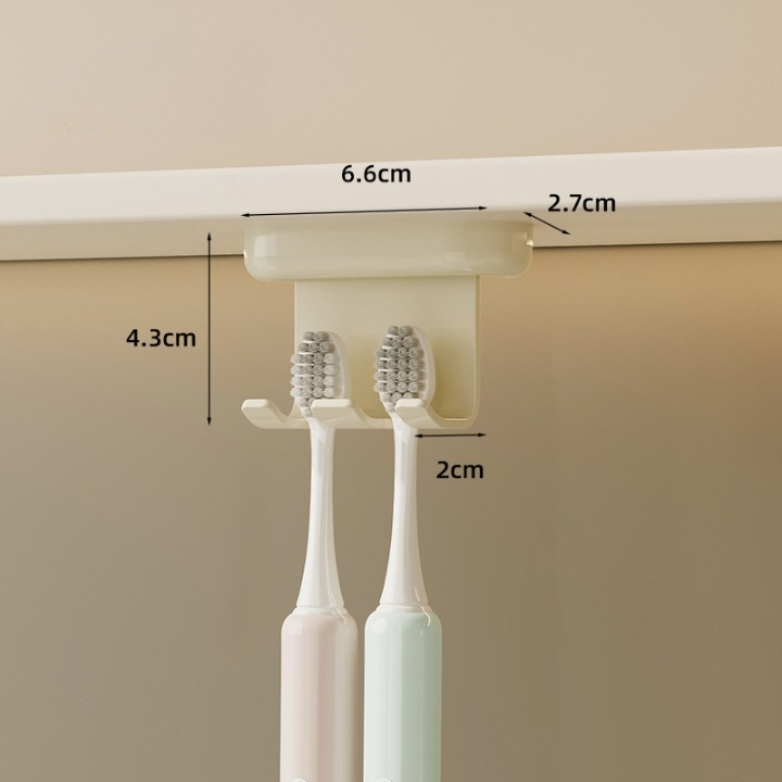 Stylish Wall-Mounted Mirror Cabinet with Waterproof Toothbrush Holders