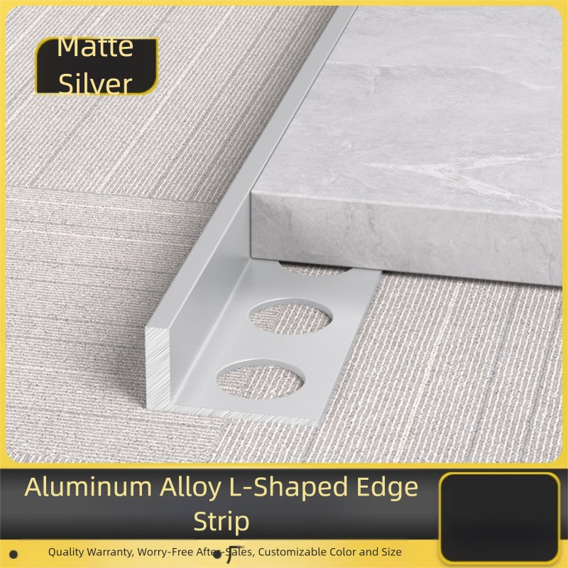 Premium Aluminum Alloy L-Shaped Edge Trim for Tiles