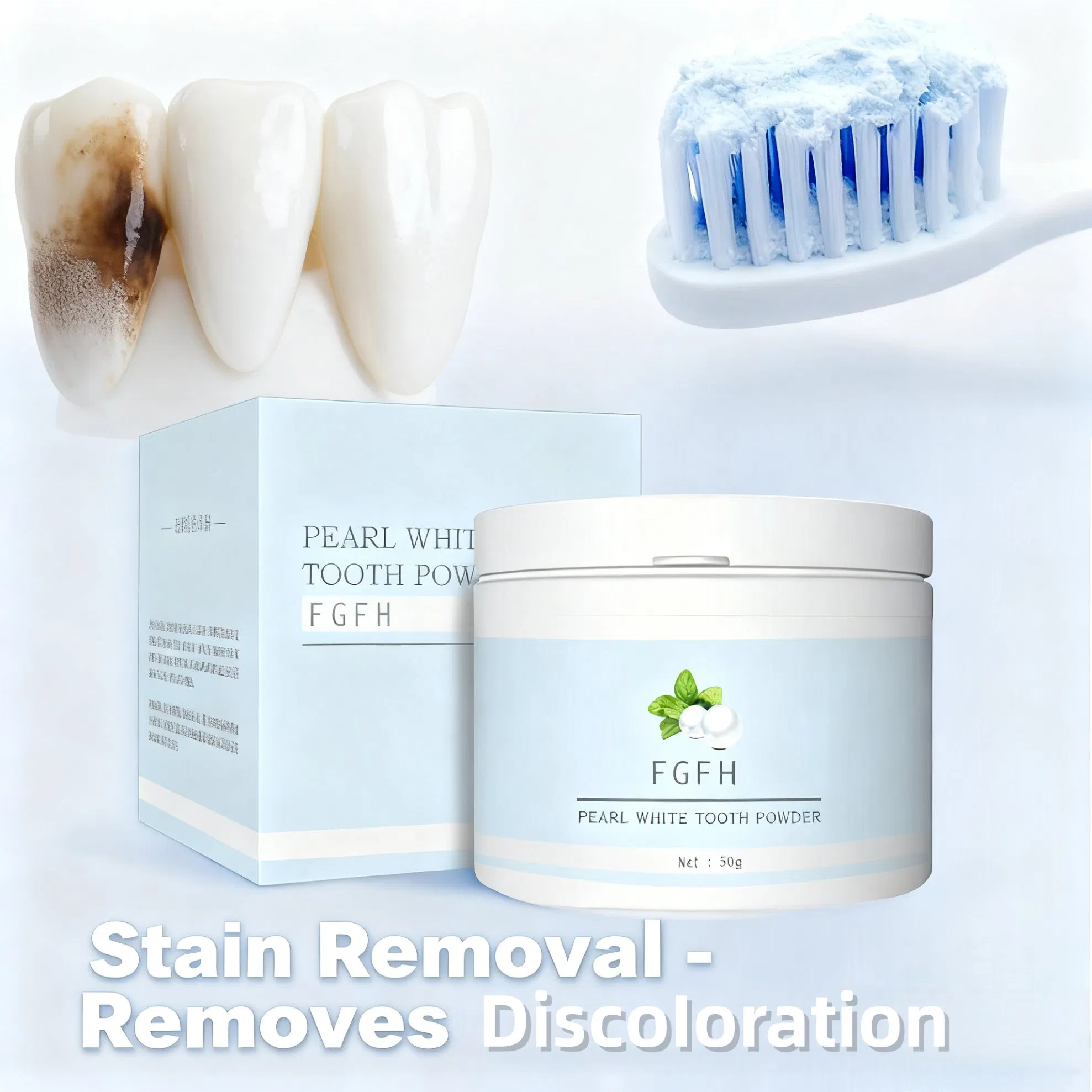 High Quality Pearl Essence Natural Ingredients Teeth Whitening Powder
