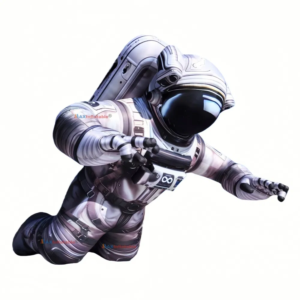 Inflatable Astronaut Spaceman Cartoon Character for Party Events with LED Blower