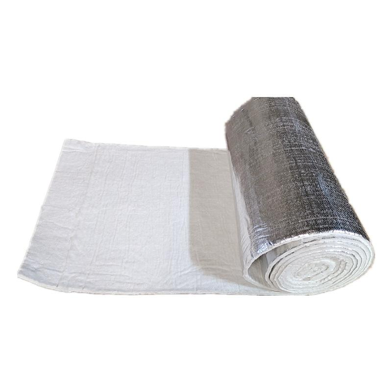 Heat Insulation Exhaust Pipe Automobile Muffler Sound Insulation Cotton Fireproof Cotton Aluminum Foil Fiberglass Needle Felt