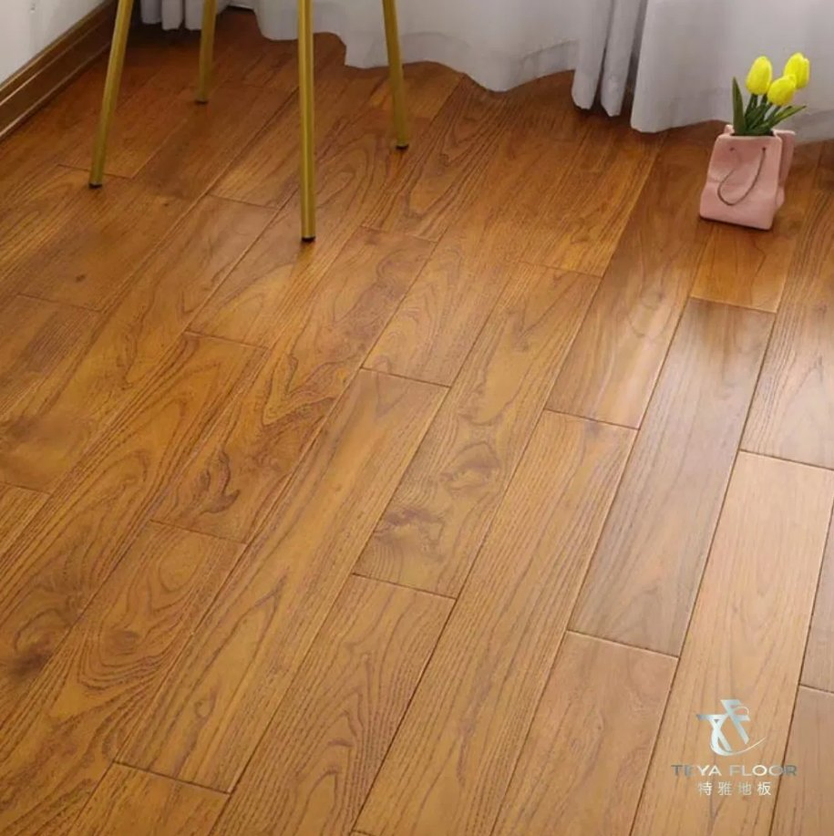 New Chinese Style Diamond Teak Solid Wood Floor