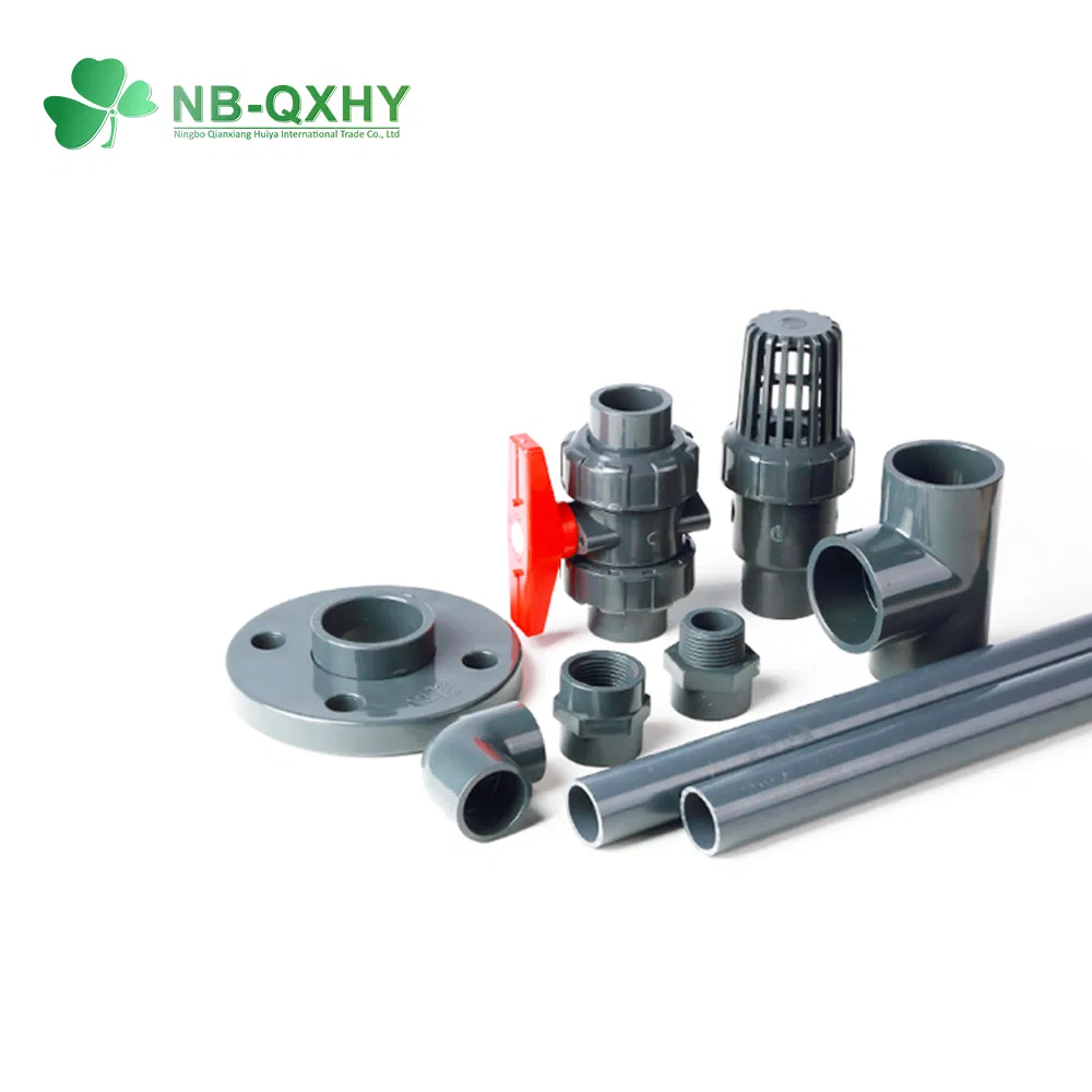 Superior DIN Pn16/10 PVC Reducer Equal Elbow Y Industry DN15/20/25 UPVC Cross