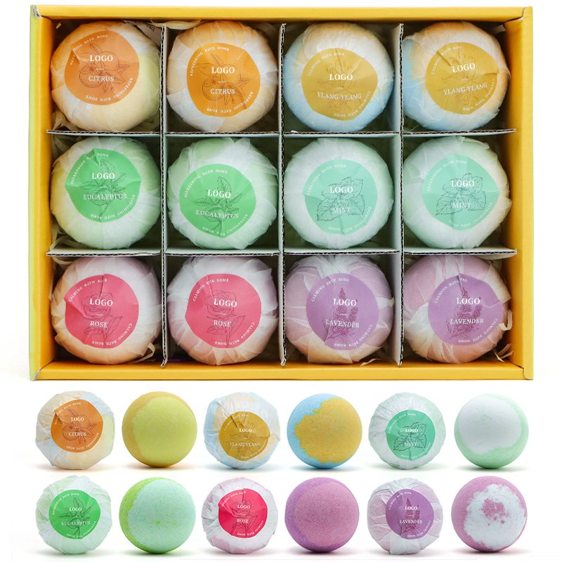 Luxurious Handmade Mother's Day Bath Fizzies Gift Set - Natural Essentials
