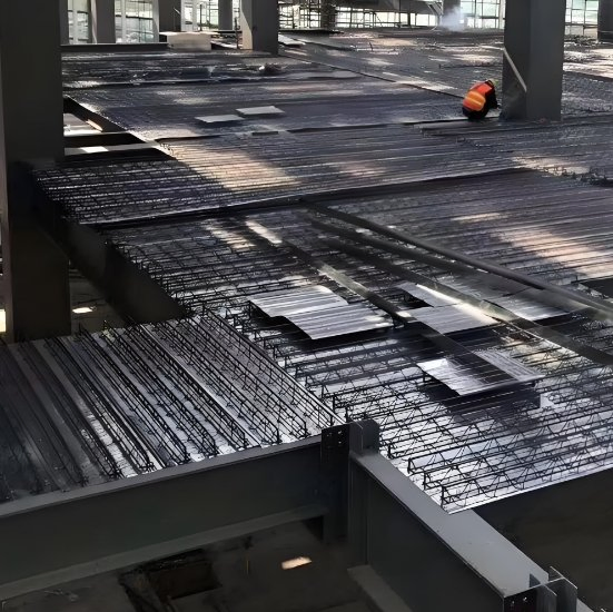 Heavy-Duty Small Steel Deck with Reinforced Truss Structure