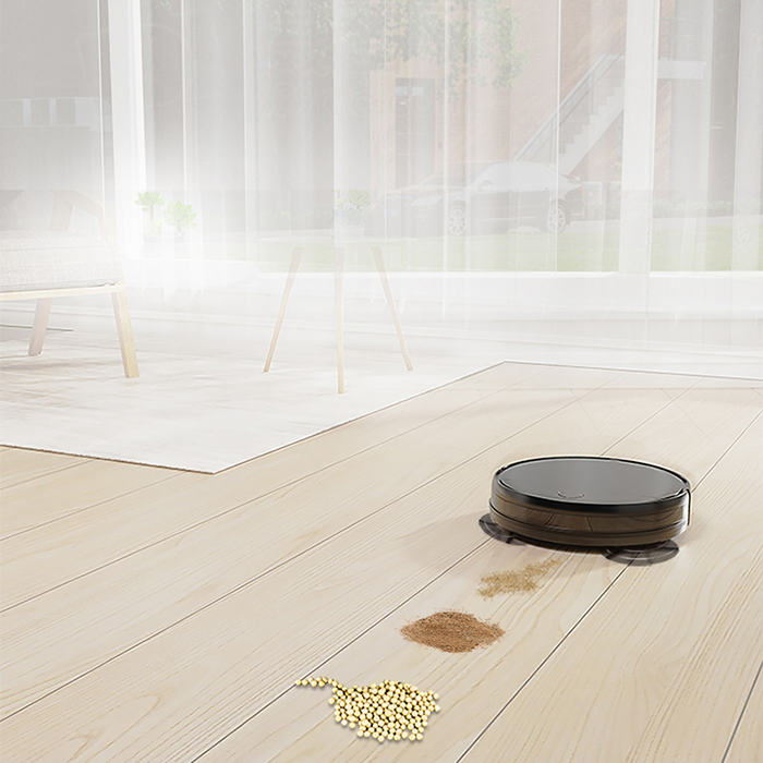 Robot Vacuum Cleaner with Remote Control, Smart Robotic Machine Automatic Floor Cleaning Robo VAC with Dry Mop for Clean Home Carpet Hard Wood Tile Pet Hair