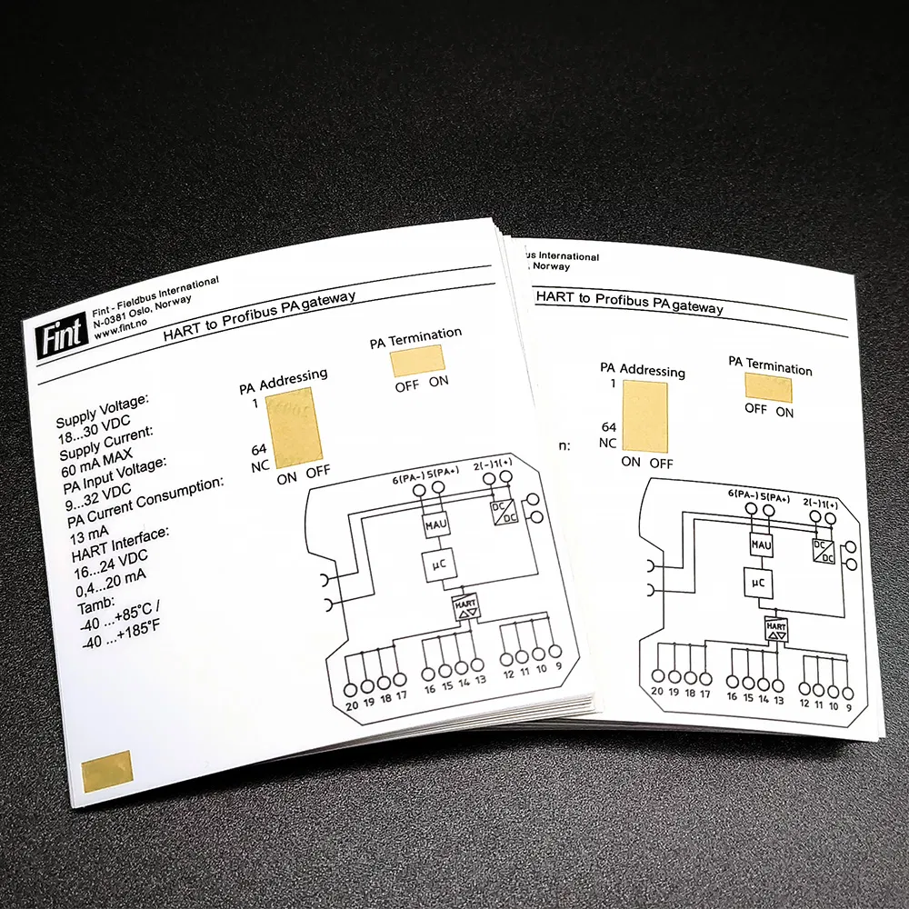 Custom Adhesive Label Plastic Printing Graphic Overlay Faceplate Printed Surface Layer