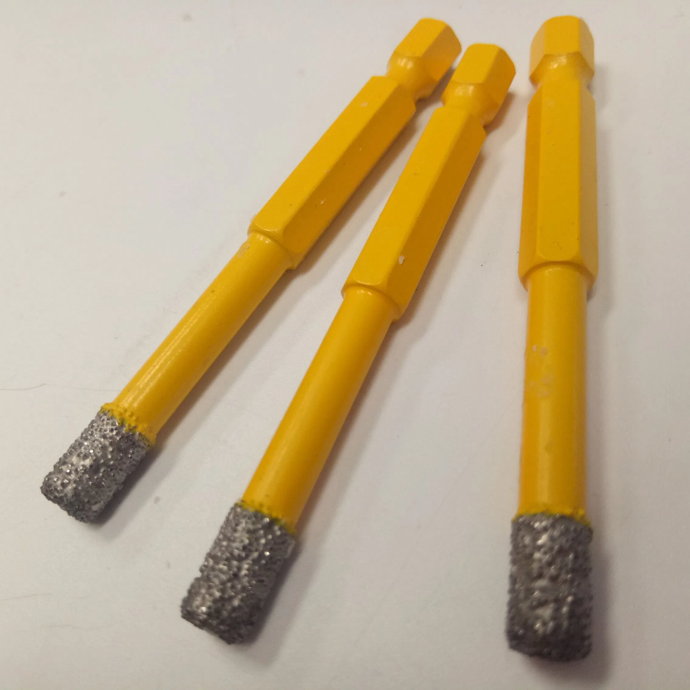 High Quality Wholesale Custom Cheap 6mm Round Hex Vacuum Brazed Diamond Core Drill Bits for Tile Ceramic Porcelain