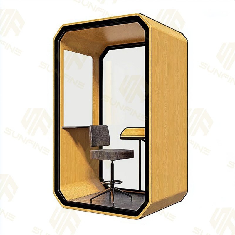 Soundproof Indoor Mobile Work Space Office Pod Meeting Work Pods Phone Study Cabin Booth for Sale