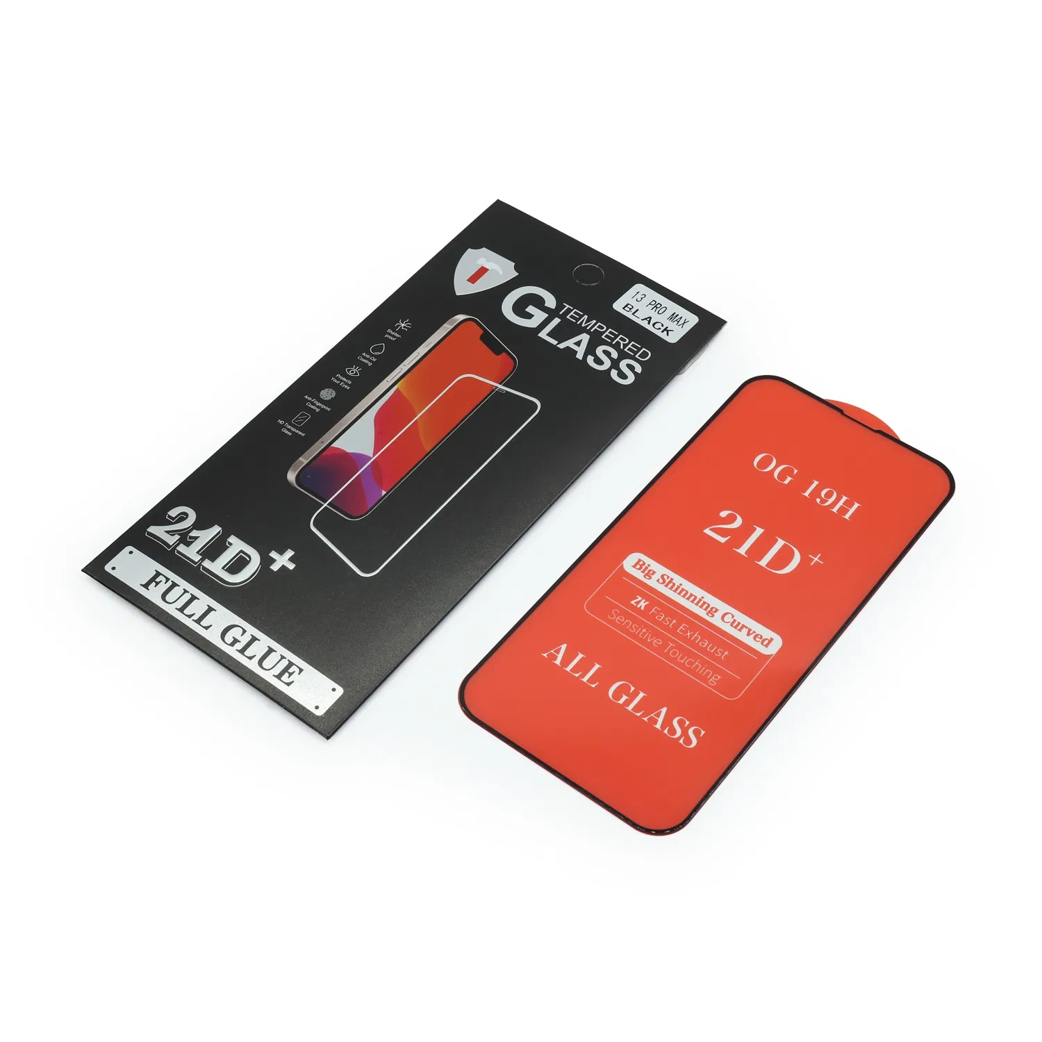 Защитное стекло 9D/11D/21D для iPhone и смартфонов