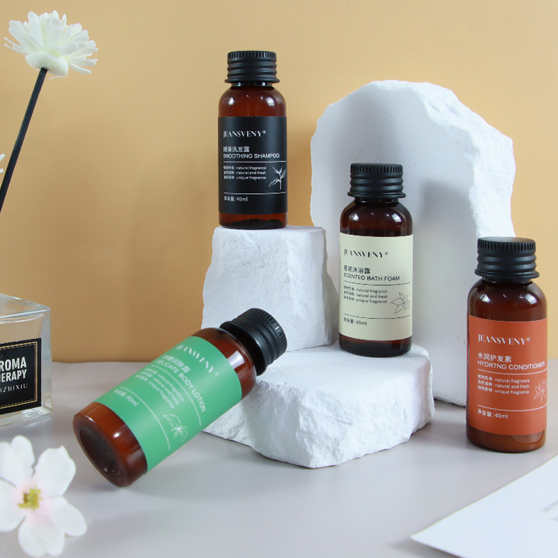 Luxury Conditioner Hotel Toiletries Set PVC Small Travel Bottle Shampoo 30 Ml