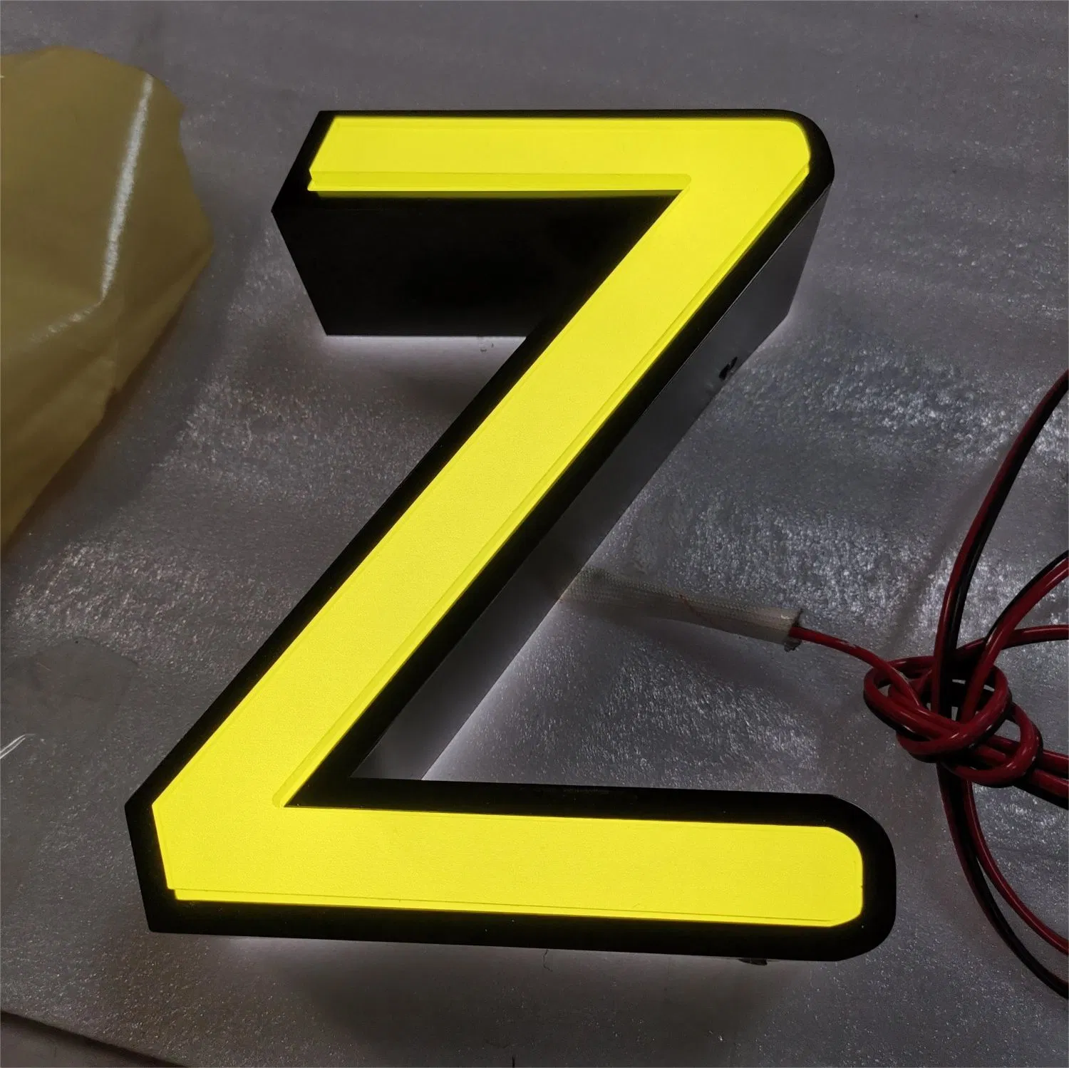3D Clear Acrylic Letter Sign LED Light up Letters