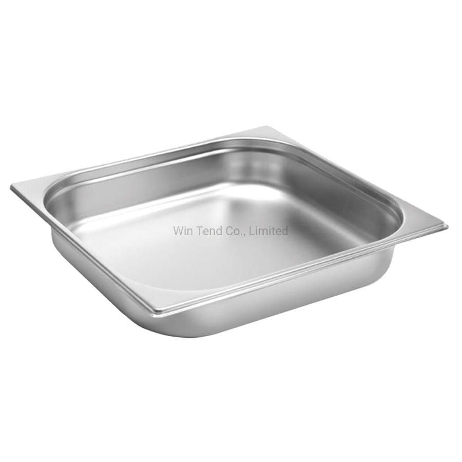 Us Anti-Jam Style Stainless Steel 1/1 Gn Pan in Electrolysis for Buffet