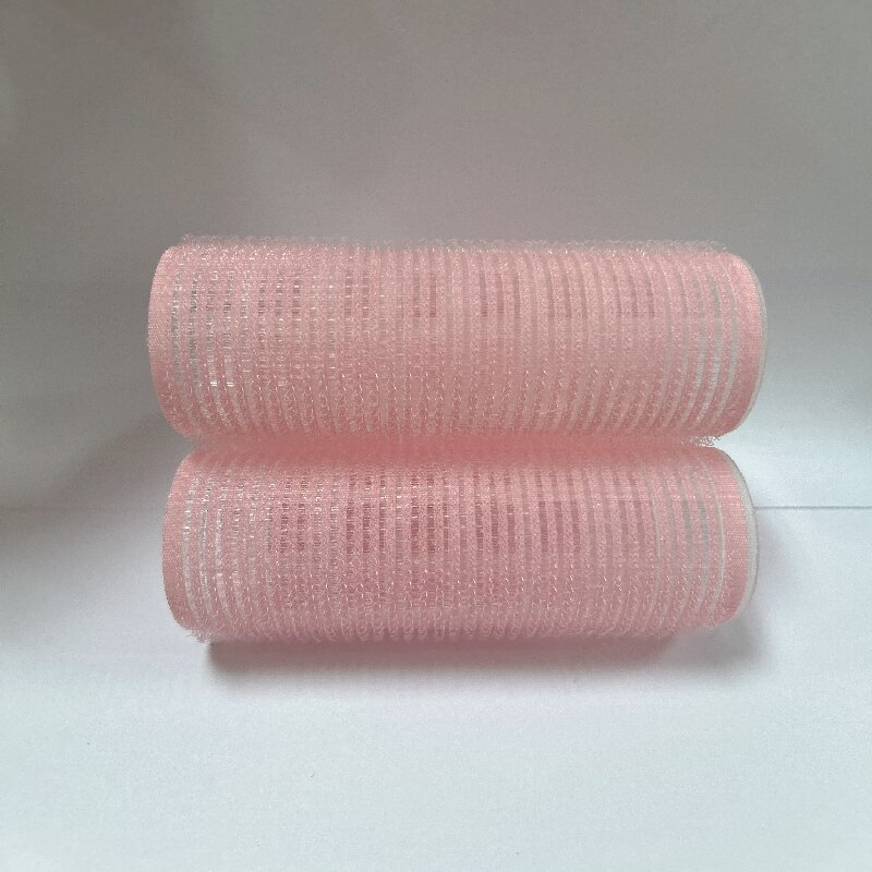 Прозрачные бигуди с цветным сердечником на клейкой основе