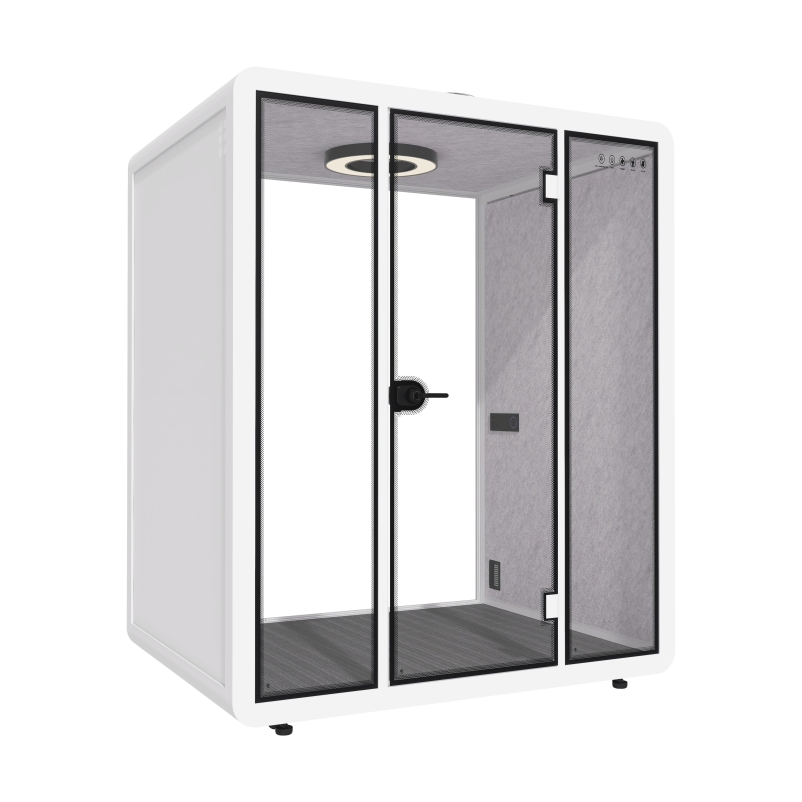 Phone Booth Pod for Universities with High Density Panels and Energy Efficient Lights