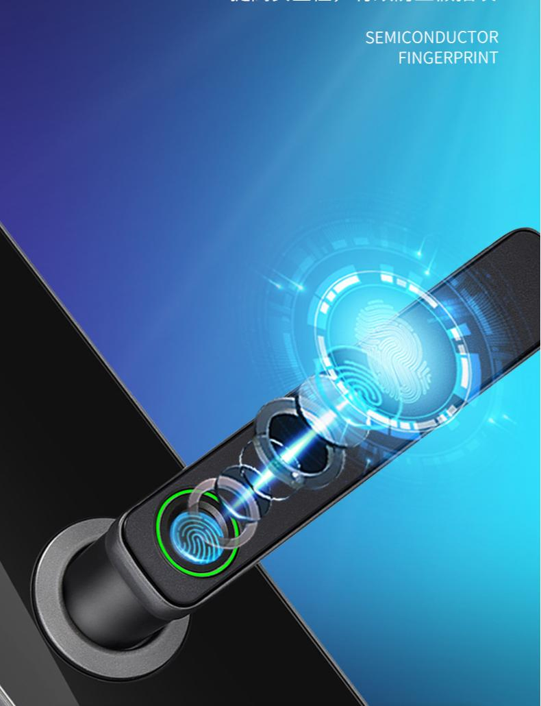 New Product Tuya WiFi Smartlock Fingerprint Lock Remote Unlock Tt Lock Digital Card Key Cerradura Intelligente Smart Door Lock (D-SE16)