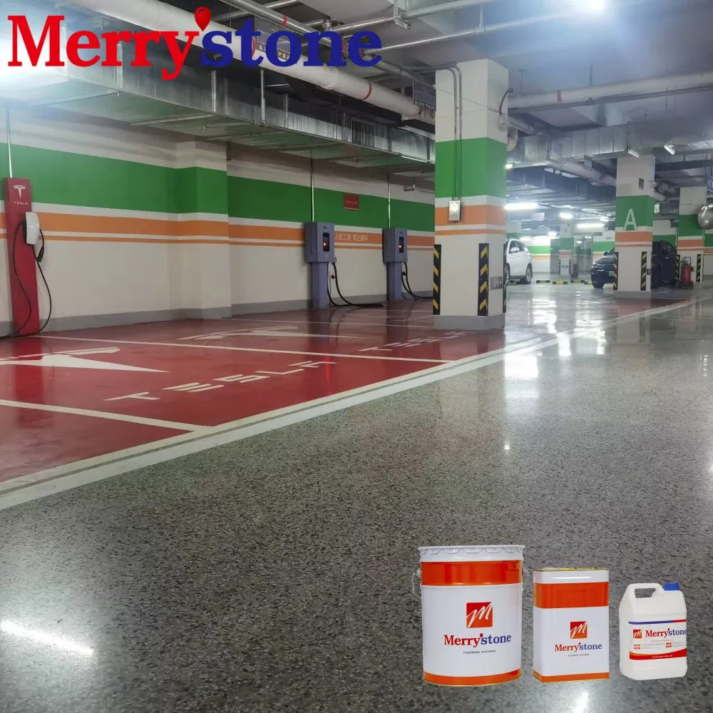 Consistent Colored Sealer Curing Concrete Floor Coating for Underground Parking Garages