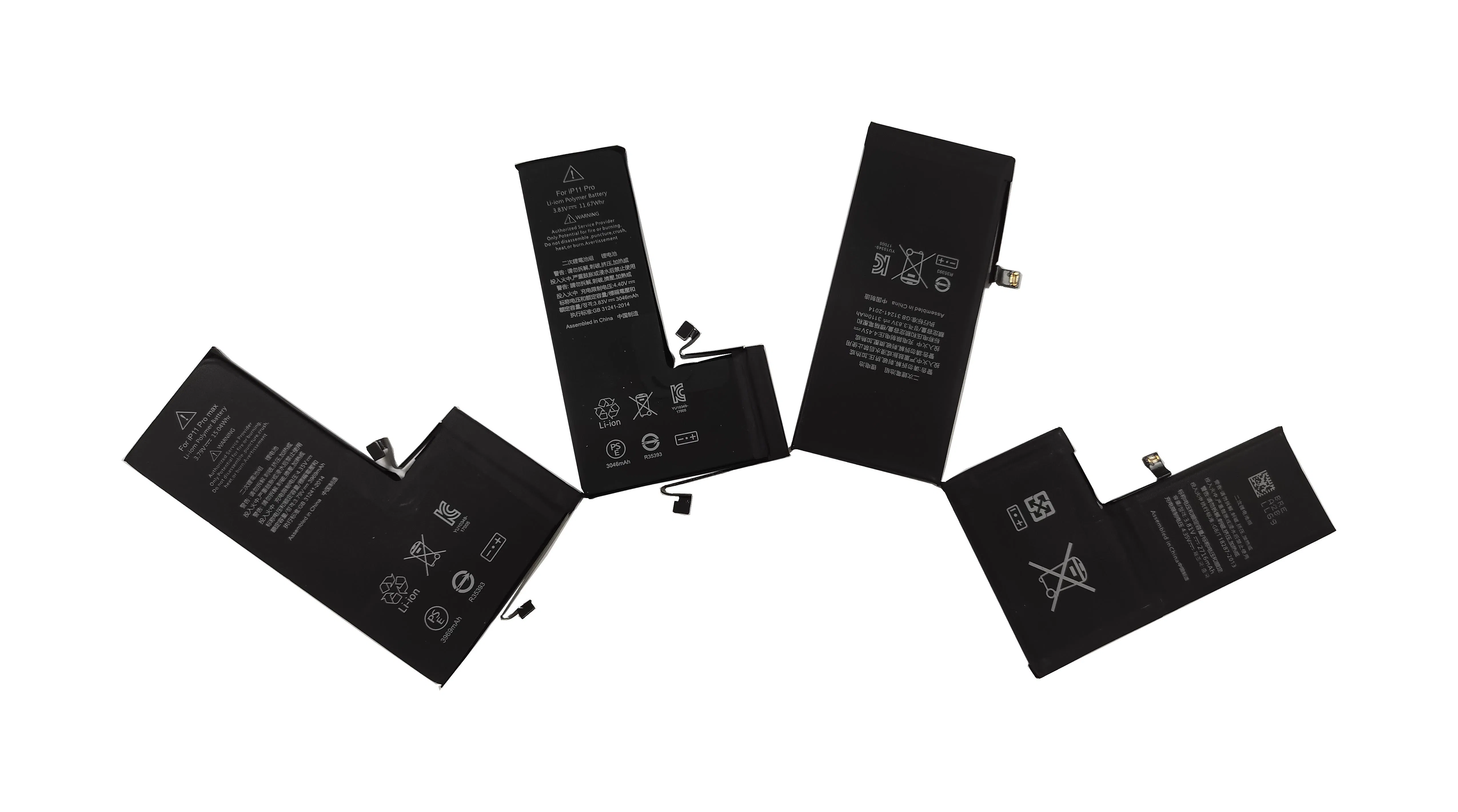 Аккумулятор для iPhone 4-11, литий-ионный, 3310 мАч