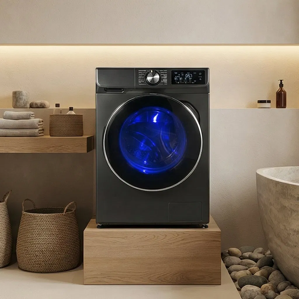 Compact 13 Kg White Washer Dryer Combo for Modern Homes