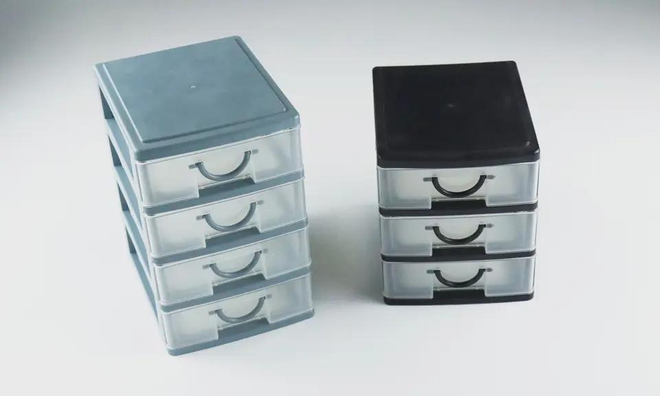 Plastic Convenient Drawer Storage Box Small Desktop Storage Drawers