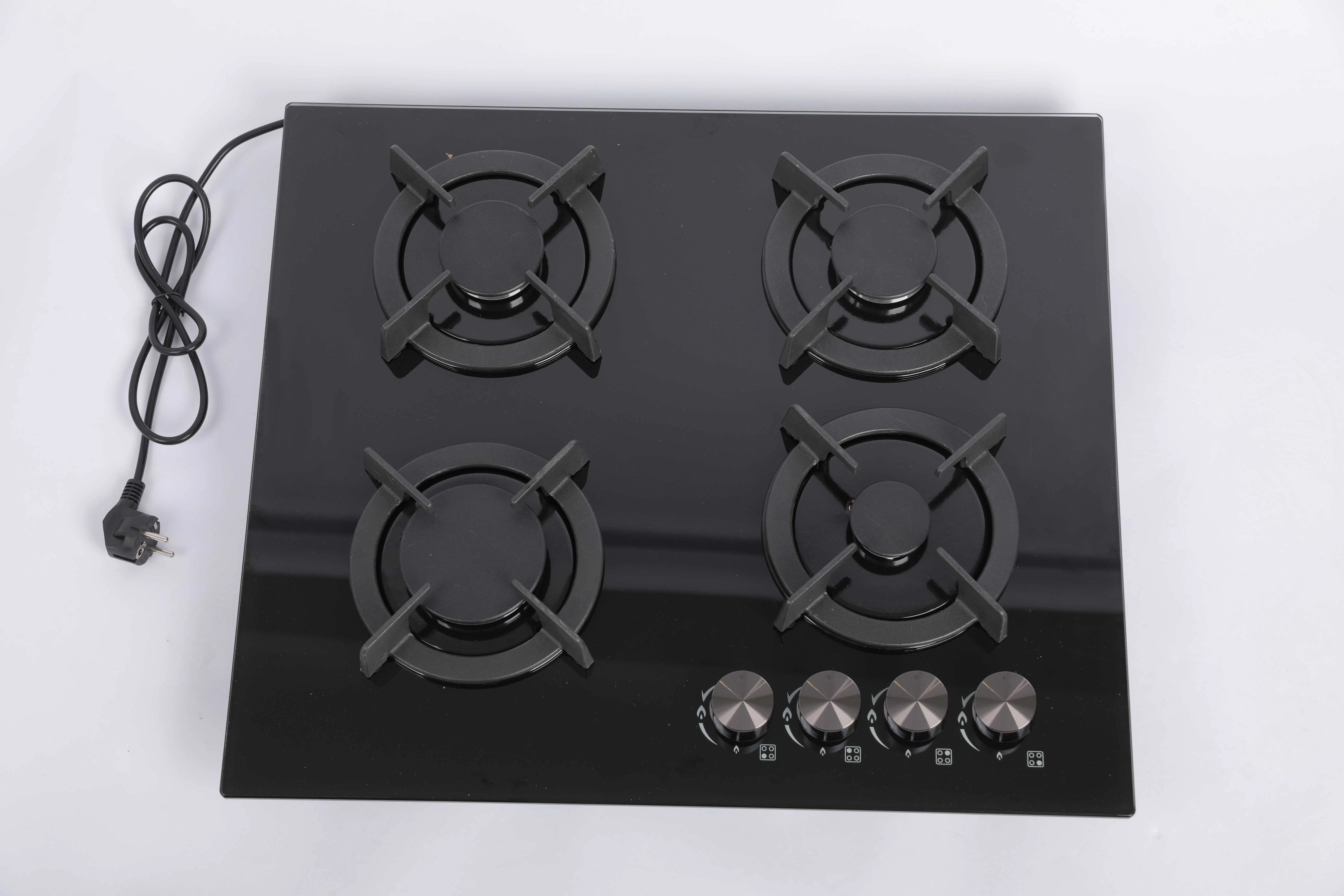 Glass Four-Head Embedded Gas Stove Multi-Head Stove Liquefied Coal Natural Gas Fire Gas Stove