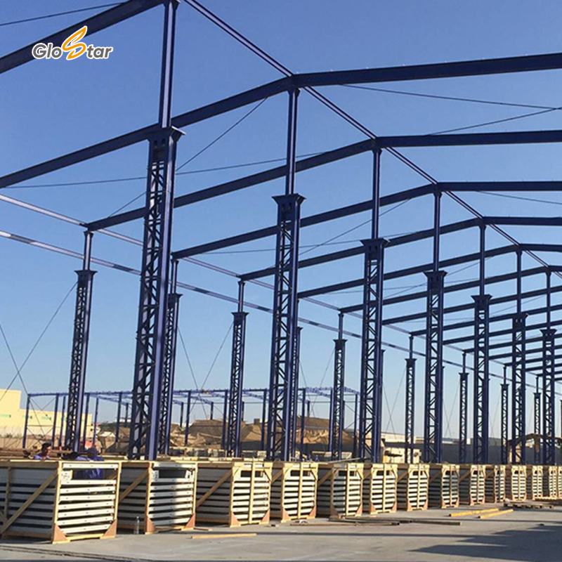 Prefabricated Steel Structure Workshop with 24m Single Span and Heavy Duty Capacity