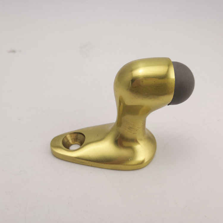 China Supplier Golden Brass Door Stop with Buffer