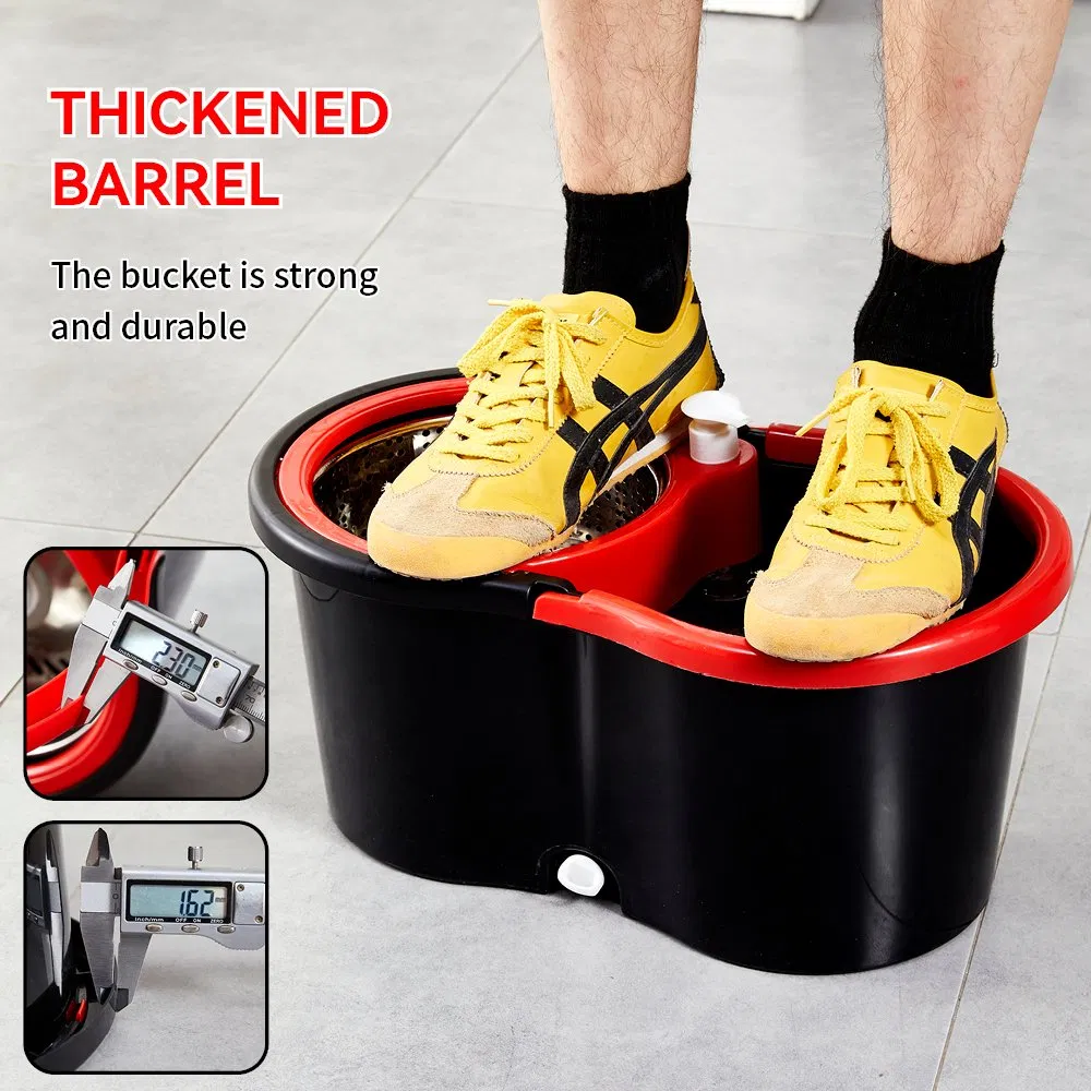 Flat Mop Household Cleaning Stainless Steel Handle Microfiber Pad Durable Mop