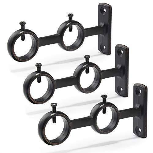 Direct Selling Curtain Brackets From Ceiling Art Decorative Triple Curtain Rod Bracket
