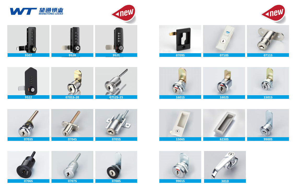 Wangtong High Quality Zinc Alloy Sliding Door Refrigerator Lock