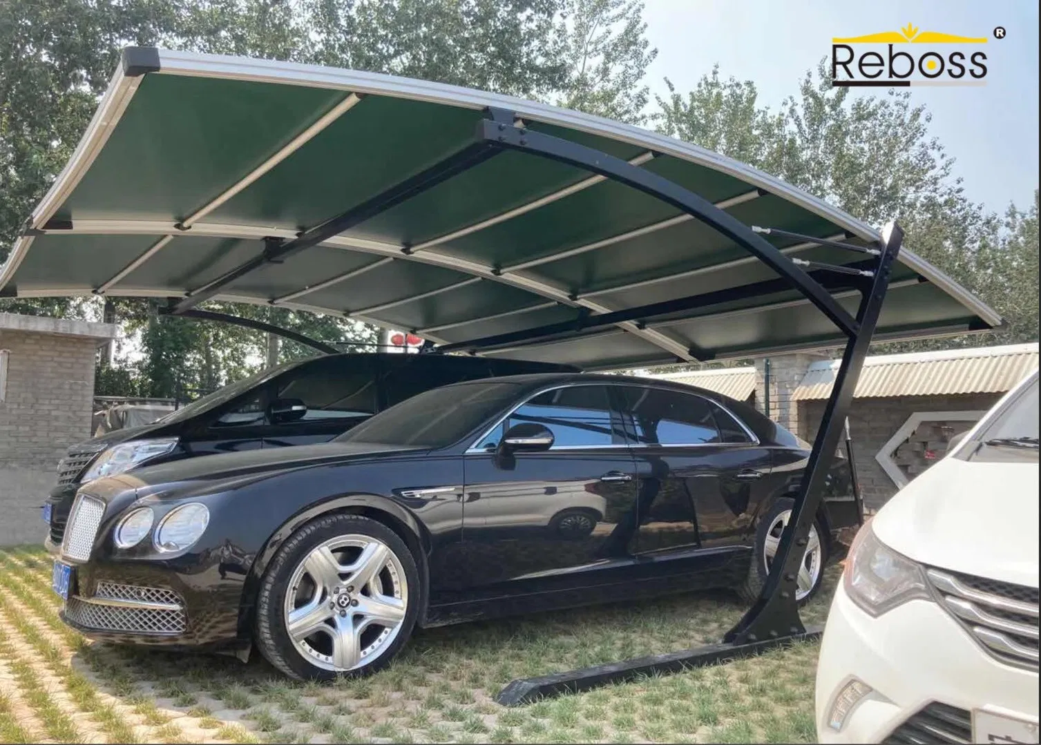 Discount Fancy Double Carport with High Quality Chinese Manufacturer