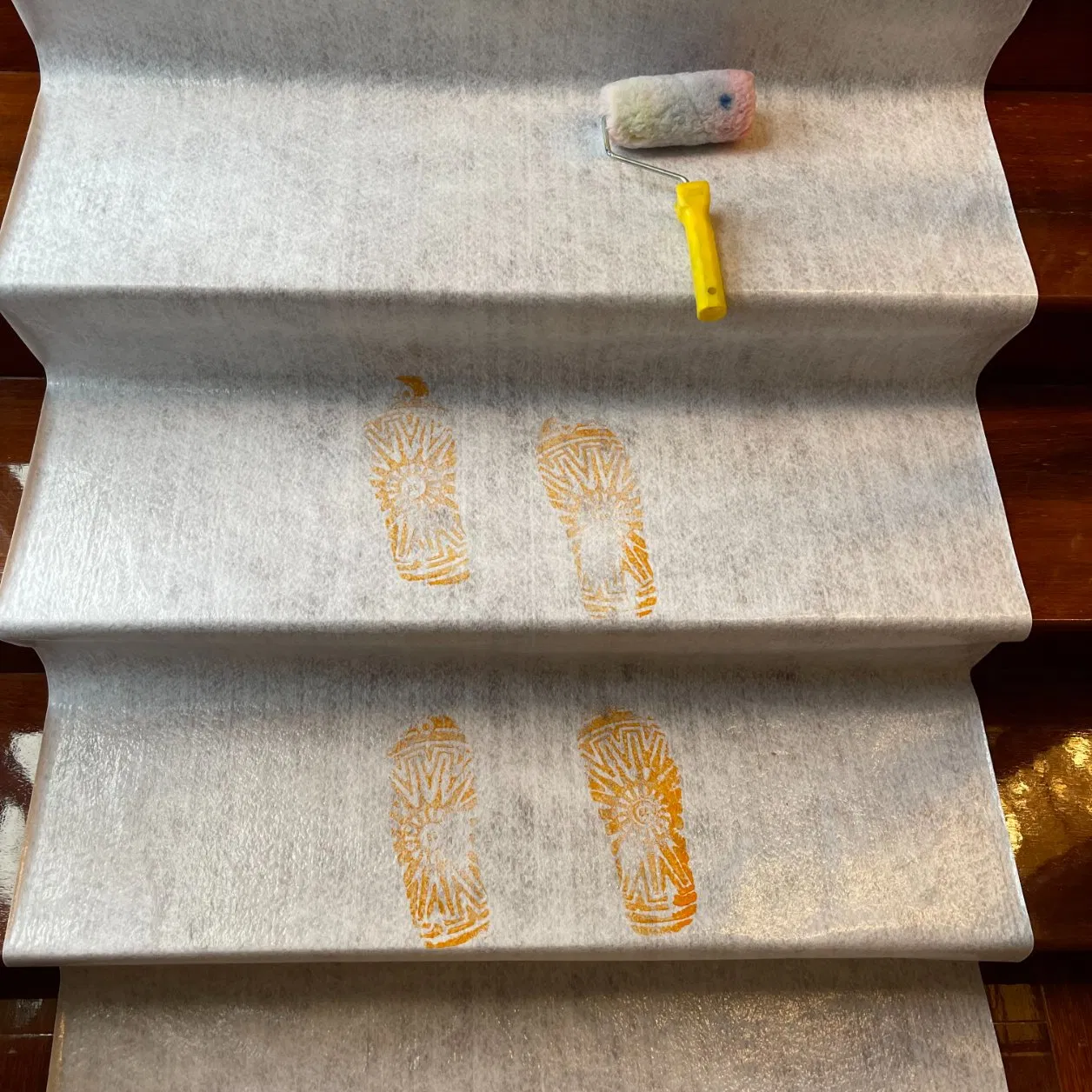 160g 1X50m Painter Felt Drop Cloth Floorliner for Painting Floor Protection