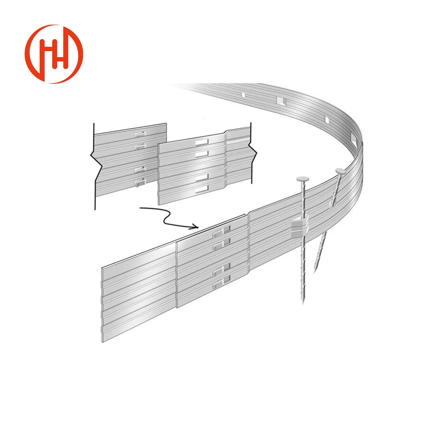 Decorative Aluminum Flexible Landscape Border