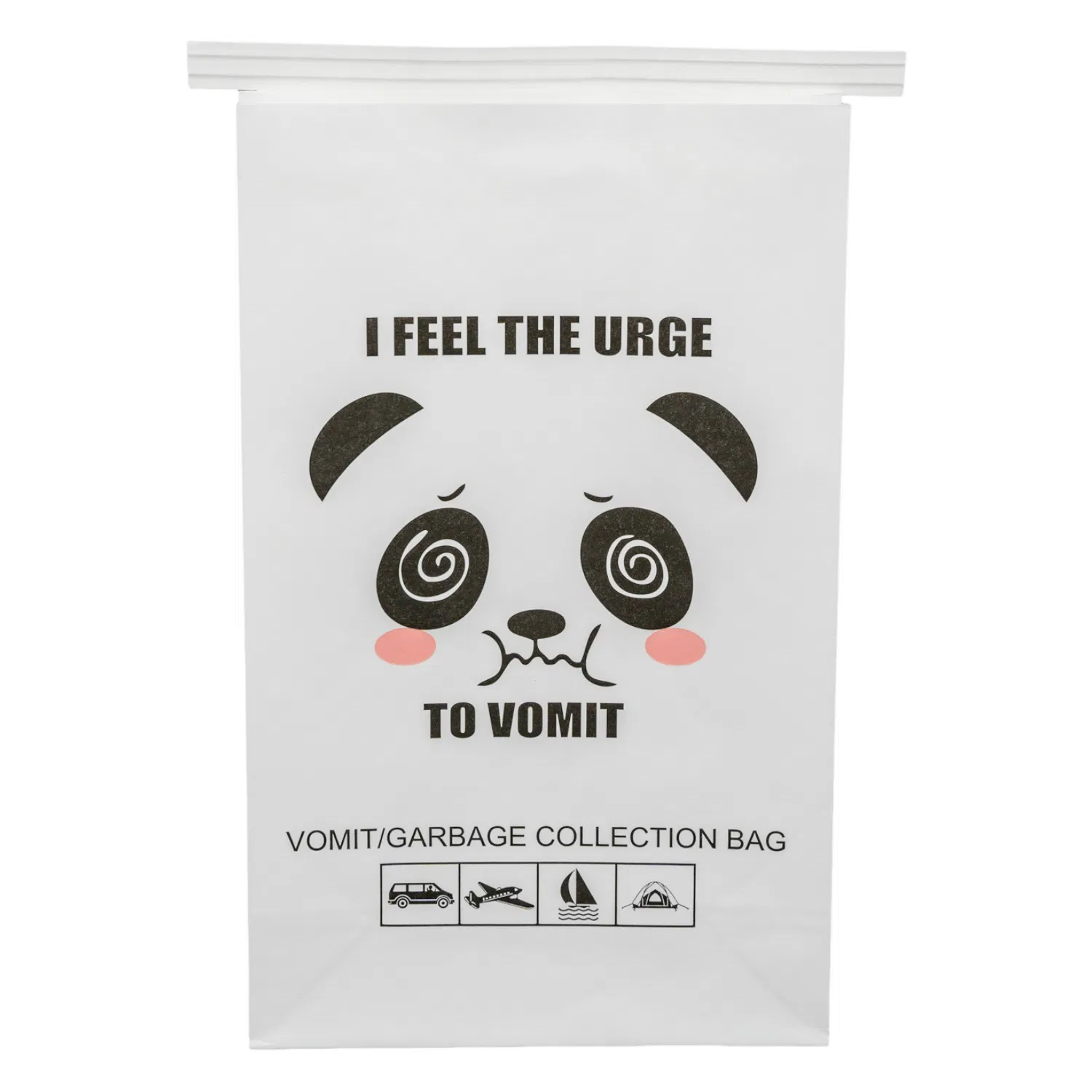 Disposable Kraft Paper Eco Friendly Airsickness Vomit Paper, Airsickness Trash Bag