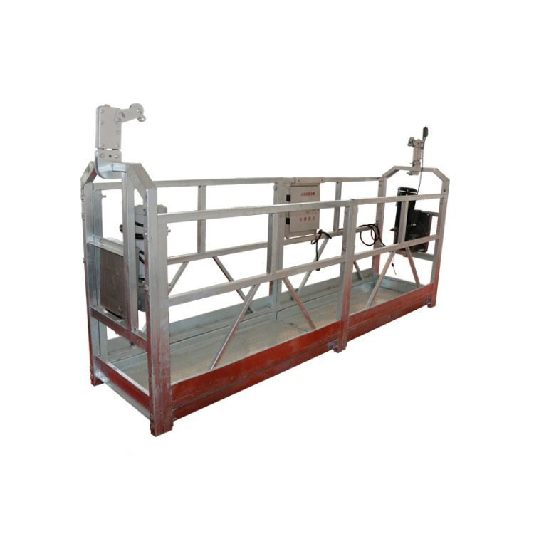 Electric Galvanized Hanging Basket for High-Altitude Work in Exterior Wall Construction