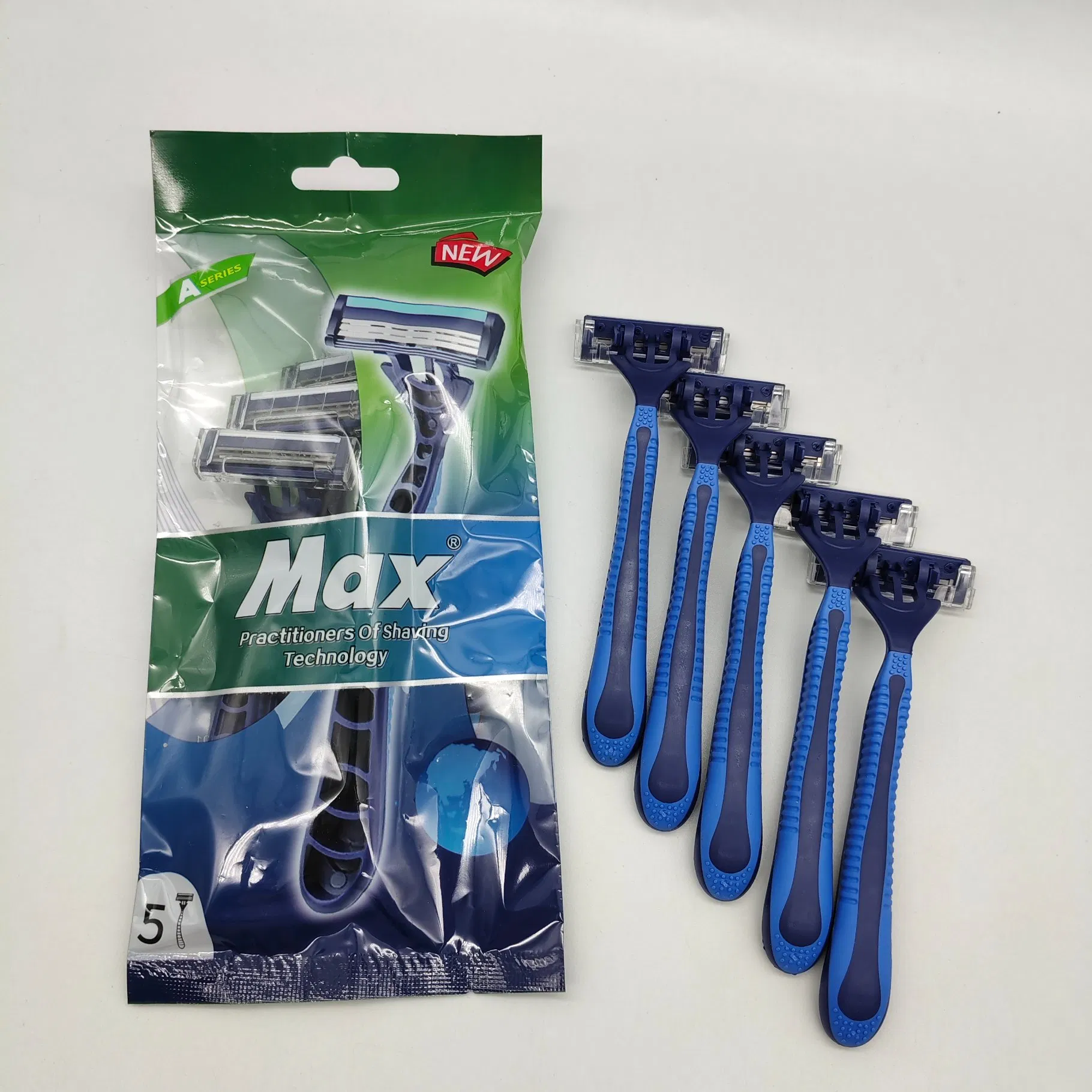 Safety Stainless Steel Blade Hot Selling Lubrication Strip Disposable Triple Blade Razor