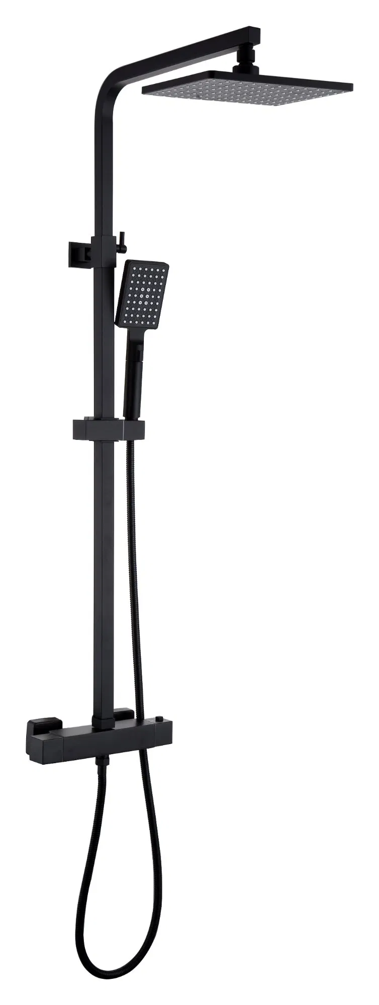 Термостатическая душевая колонна с дождевой лейкой