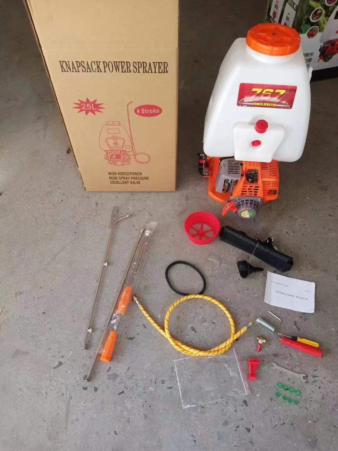 2-Stroke Gasoline Engine Agricultural Sprayer Knapsack Power Sprayer