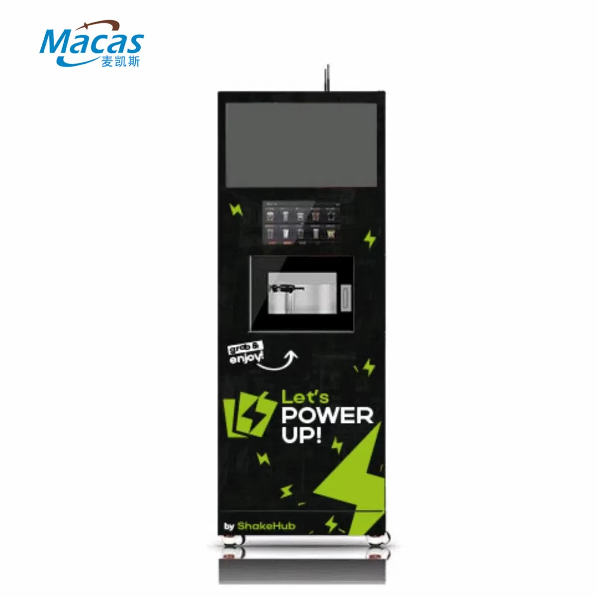 High Tech Automated Fresh Protein Powder Mixing Station Vending Machine with Mobile APP