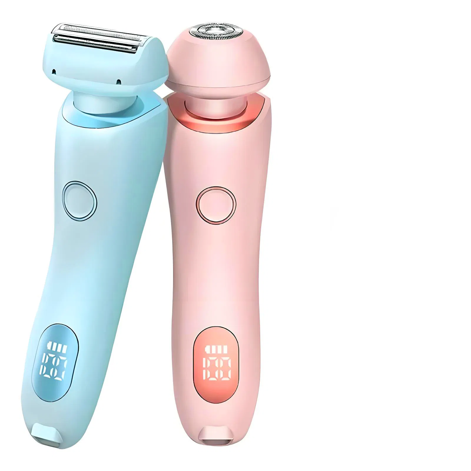 Portable Electric Lady Shaver Epilator 2 in 1 Rechargeable Bikini Trimmer Women Electric Shaver for Underarms Legs