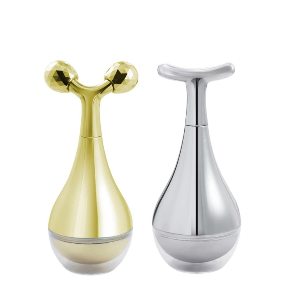 Unbreakable Stainless Steel Ice Globe Face Beauty Massage Roller