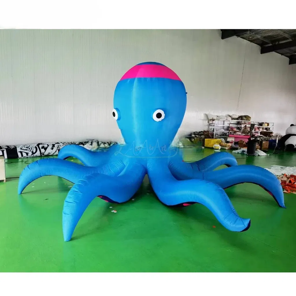 Giant Inflatable Octopus with LED Lights for Stage Event Party Nightclub Decoration